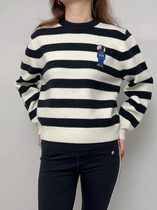 Bunny Strip Sweater Jumper [size M sample sale]