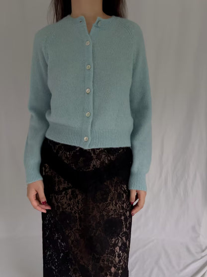 Petra Cardigan - Glass Slipper Blue