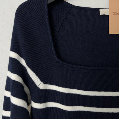 Carla Strip Sweater [size M sample sale]