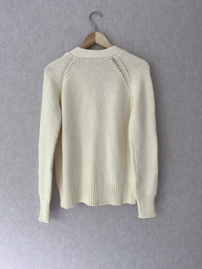 CL Dorado Cardigan - White in S