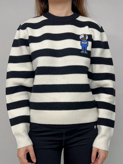 Bunny Strip Sweater Jumper [size M sample sale]