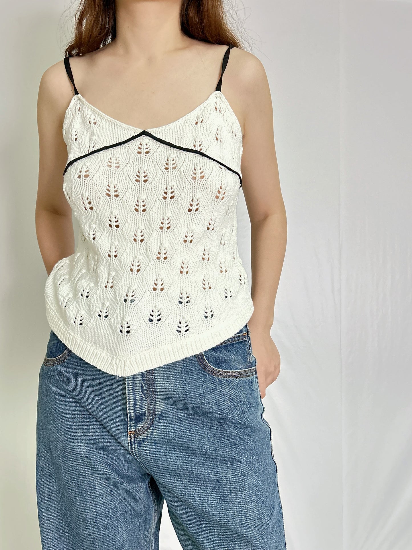 Crochet Knit Vest