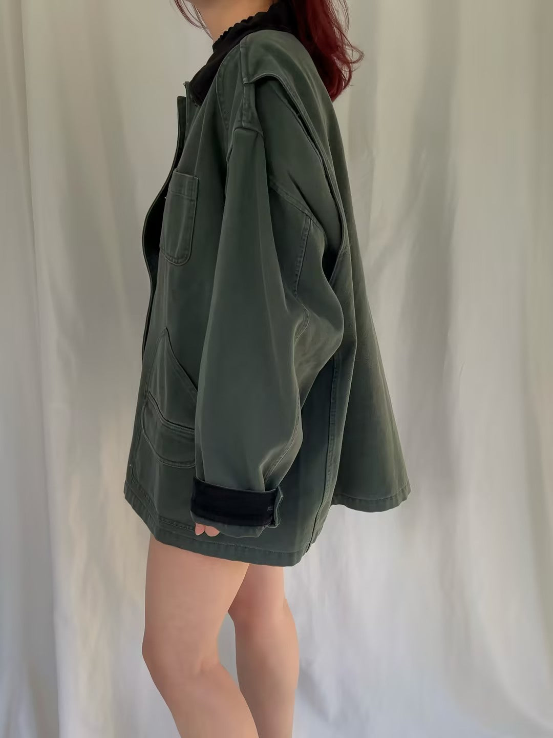 Pascual Barn Jacket - Dark Olive in XXL