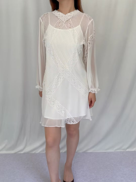 Louisette Dress - Ivory in S