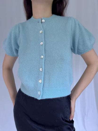 Anisa Cardigan - Glass Slipper Blue