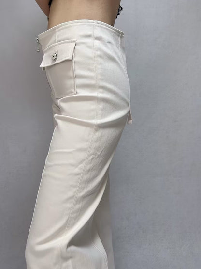 Long Azure Pants Denim Ecru [size 8 sample sale]