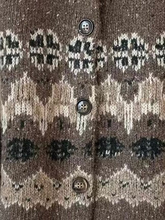 Cammie Sweater - Oak Moss Fairisle