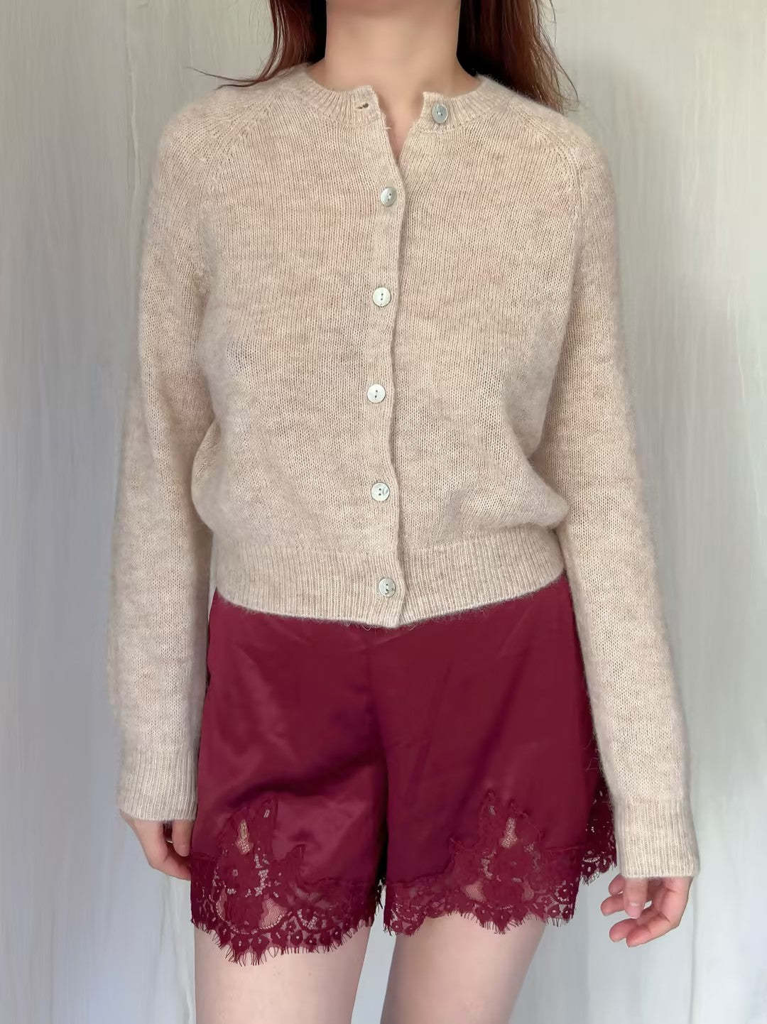 Petra Cardigan - Hazelnut Creme