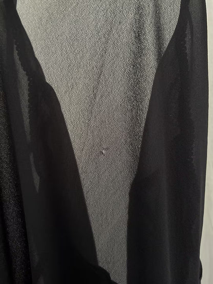 Long Skirt Slip - Black in S