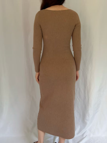 Scarlett Dress - Camel