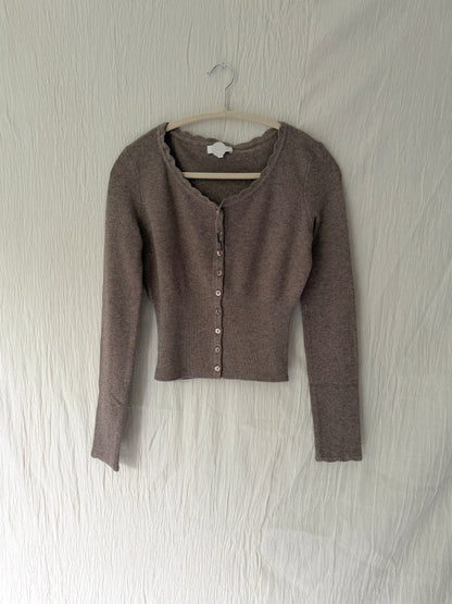 Gilet LSF Shantae en laine Fair Isle - Champagne rose