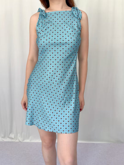 Robe mi-longue en dentelle Sohana en jaune jonquille