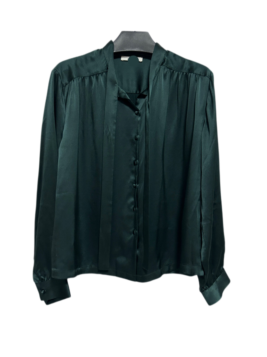 Judith Silk Top - Alphine Green in XS/XL
