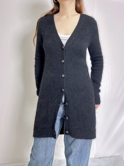 Robe Junie Sauge en Mohair