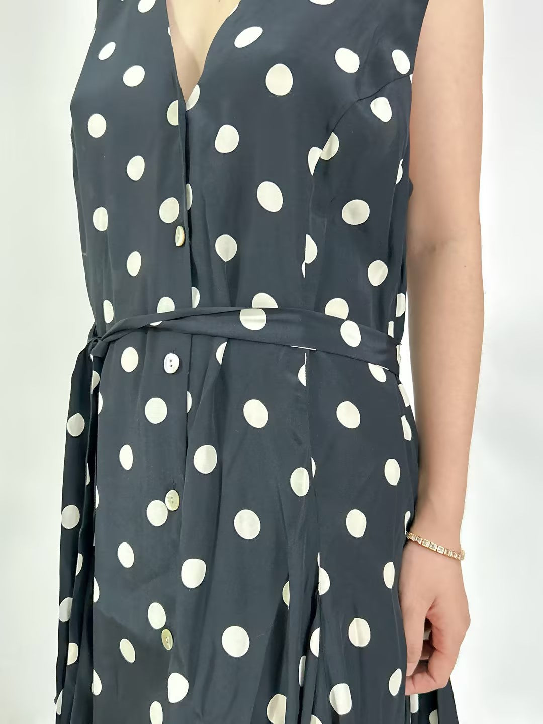 Aubrey Polka-dot  Dress in Size XXL