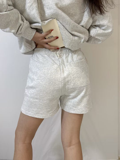 AS Sweat Shorts in Light Grey Melange