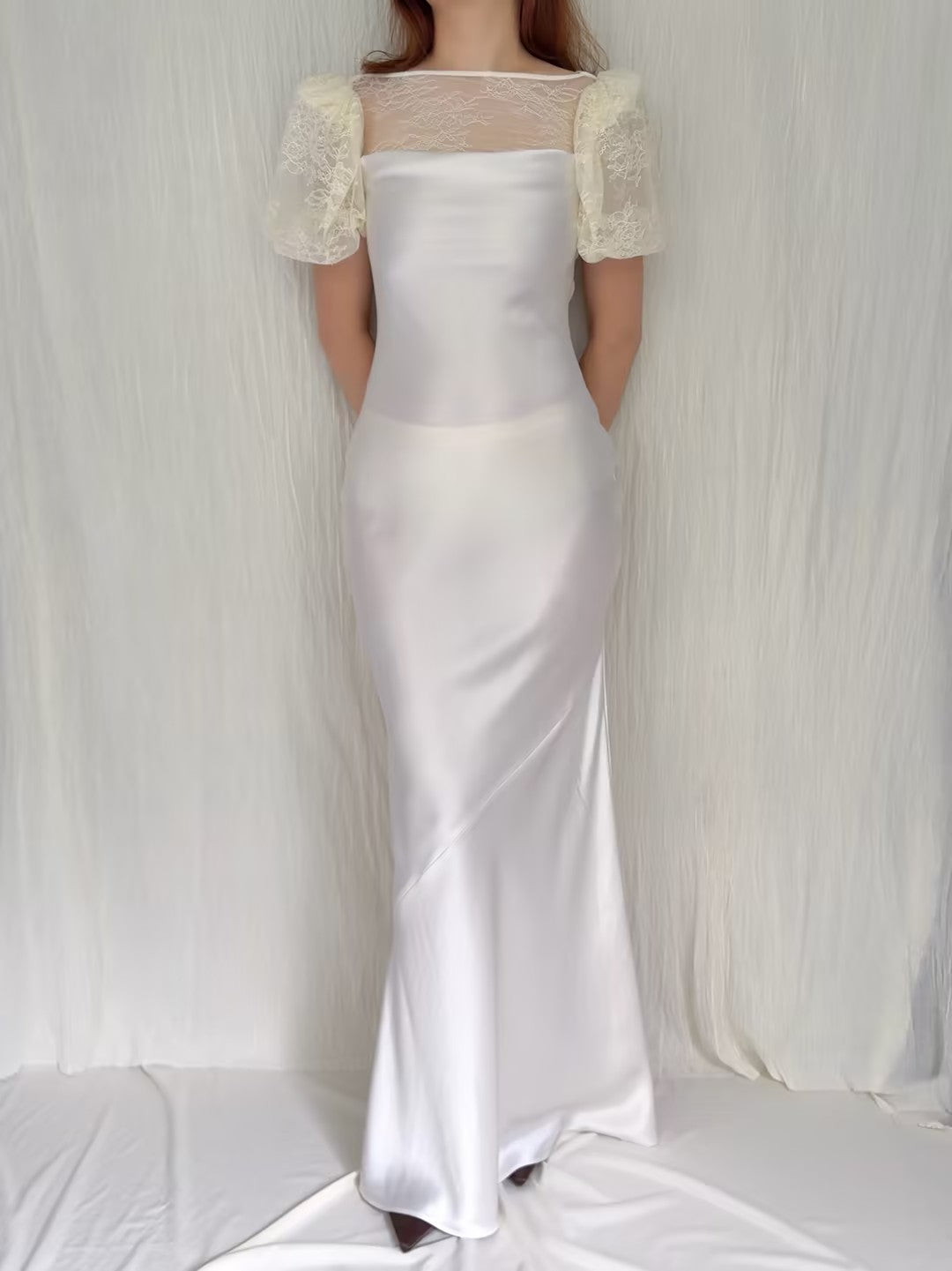 Percival Maxi Dress - Ivory in UK6