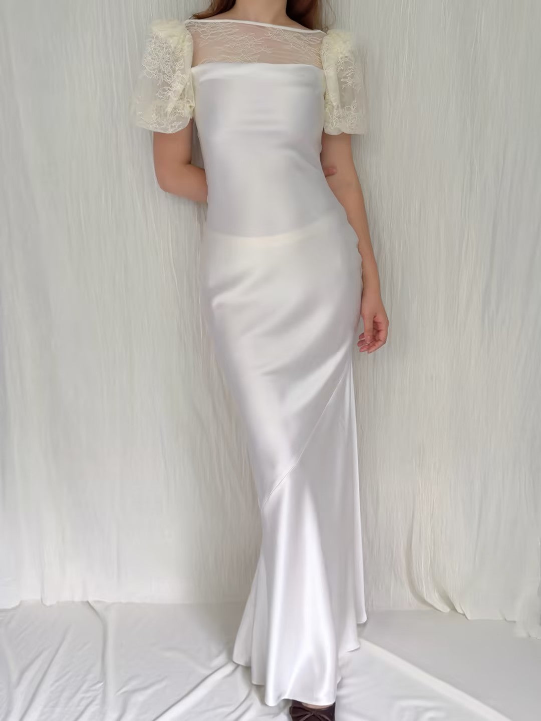Percival Maxi Dress - Ivory in UK6