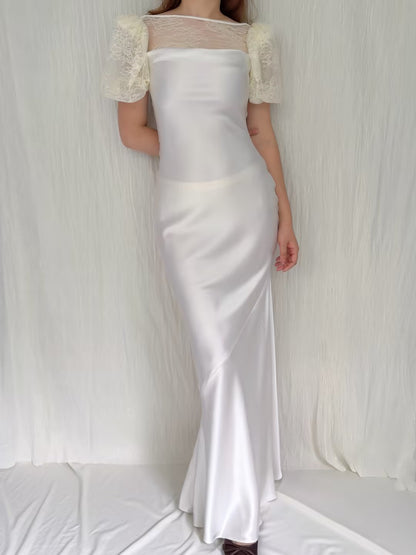 Percival Maxi Dress - Ivory in UK6