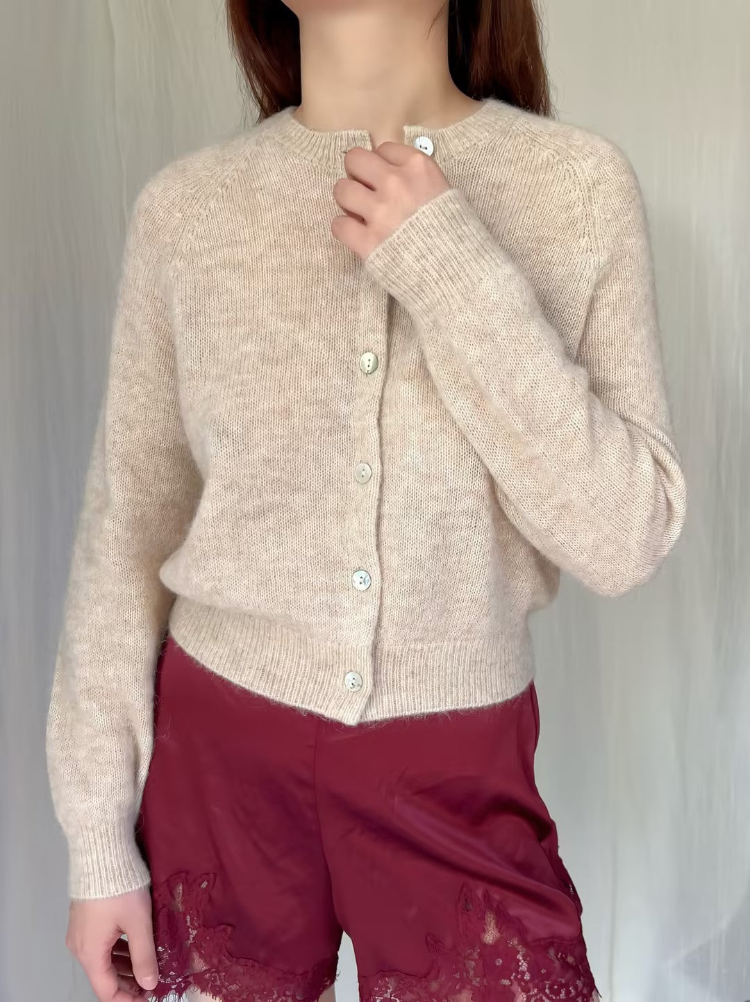 Petra Cardigan - Hazelnut Creme