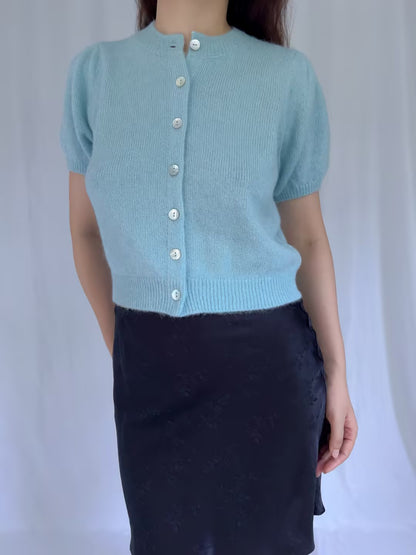 Anisa Cardigan - Glass Slipper Blue