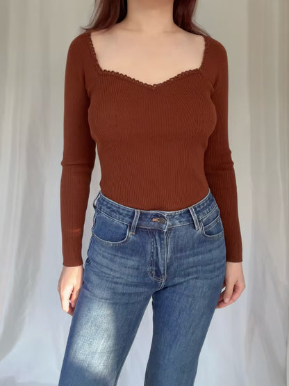 Maha Jumper - Chestnut Brown