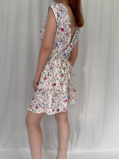 Tula Dress - Blanc Flowering Meadow in M