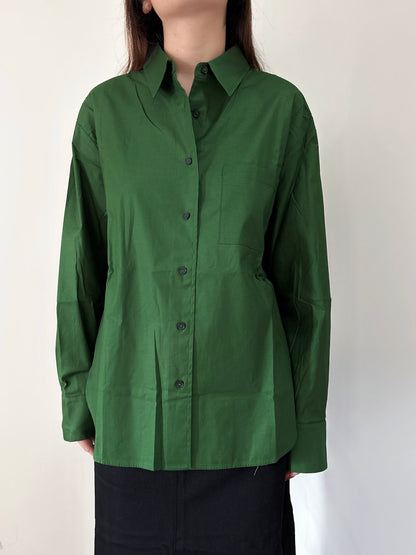 Will Oversized Cotton Shirt in Grass