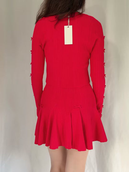 LSF Zoriah Pointelle Cardigan - Candy Apple