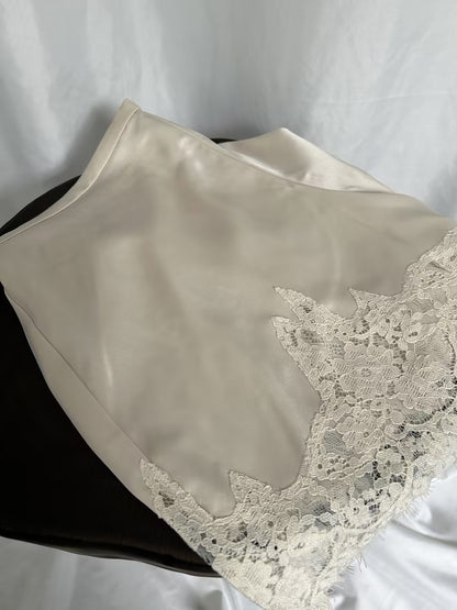 Fern Satin Short - Almond