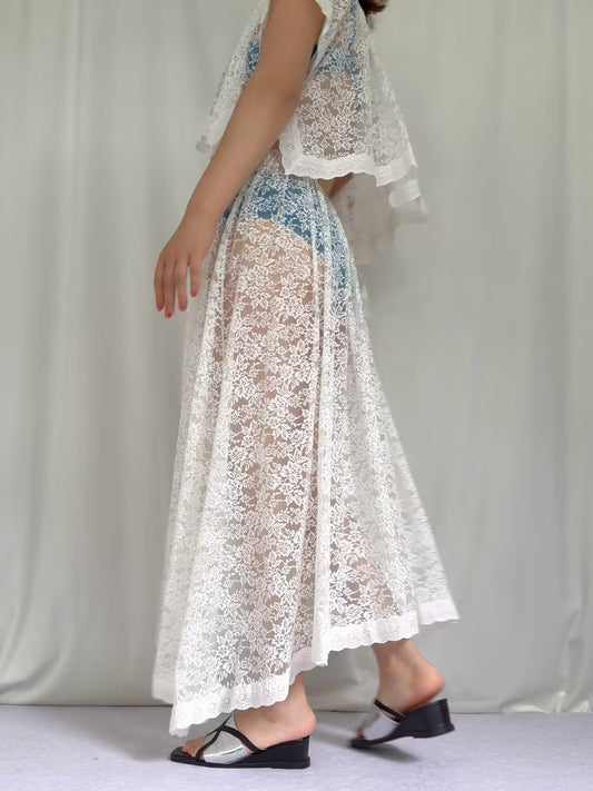 Zinnia Skirt - Salt