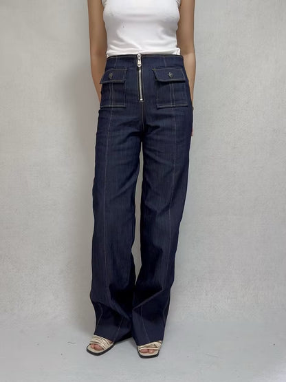 Pantalon Long Azur Denim