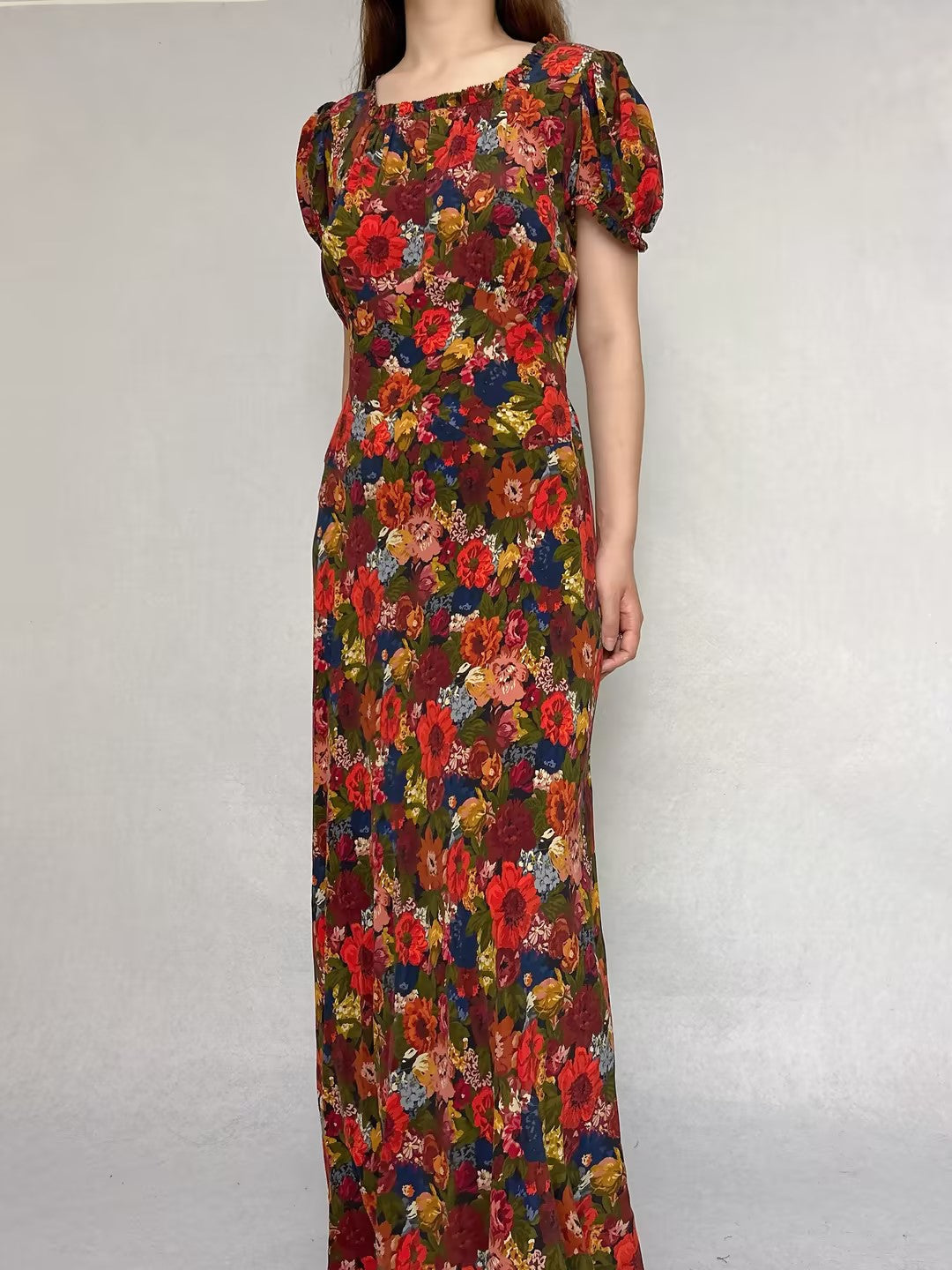 Giselle Silk Long Dress