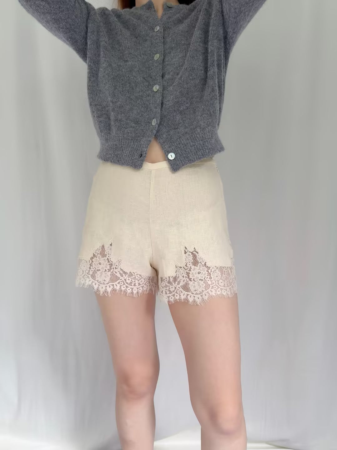 Fern Linen Short - Sugar