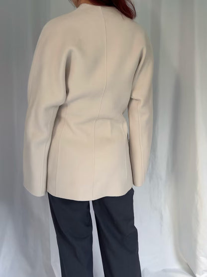 BMB Lalou Wool Blazer - Cream