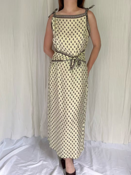 소하나 레이스 미디 드레스, 다포딜 옐로우