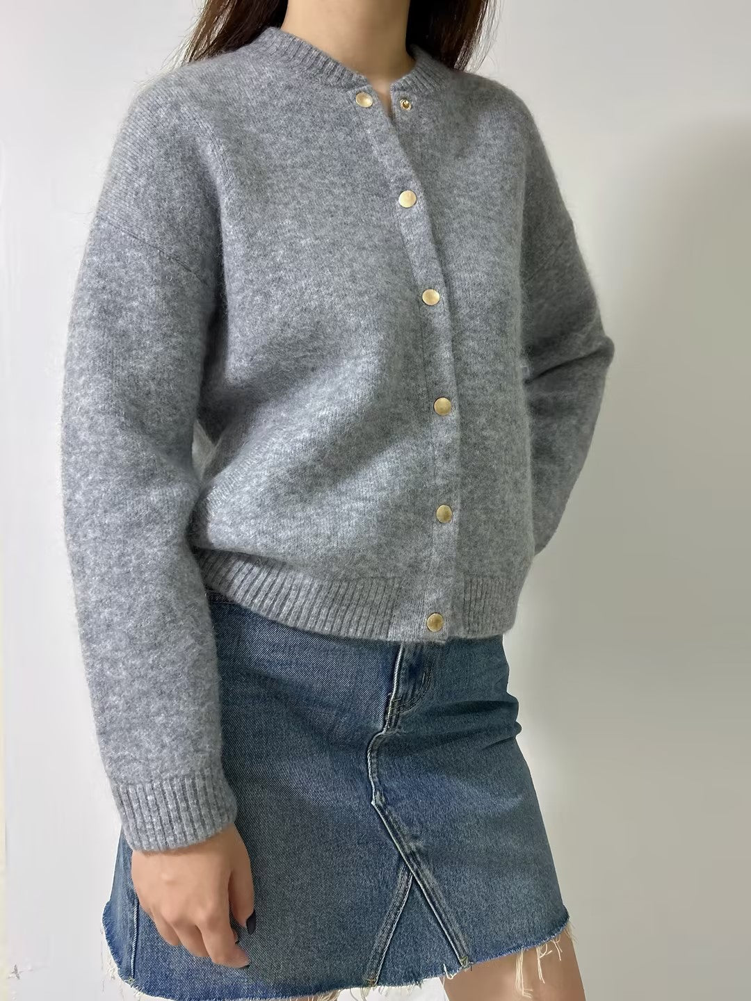 Eddy Mohair Jacket in Grey