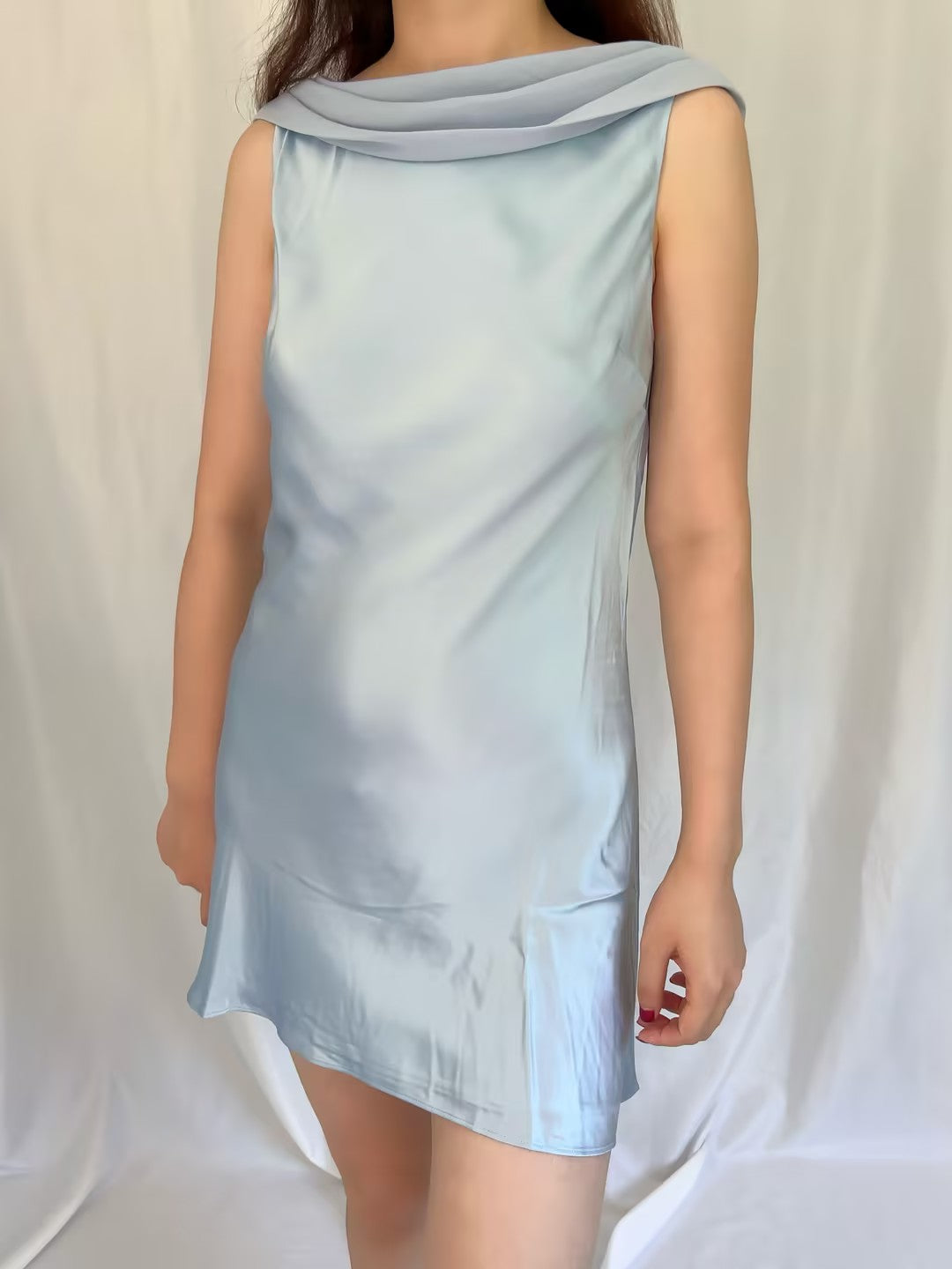 Jonelle Silk Dress - Horizon