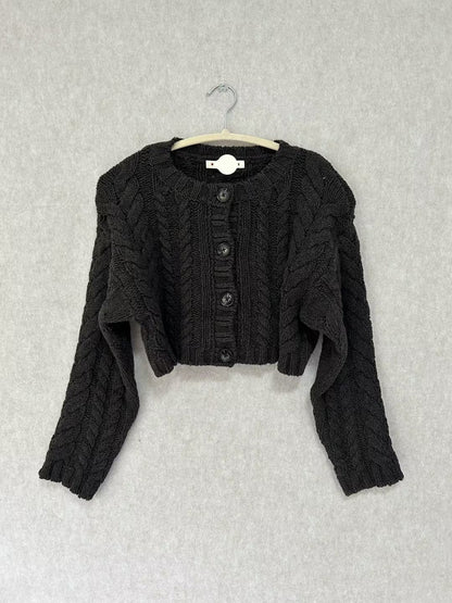 CL Berta Charcoal Cardigan in S