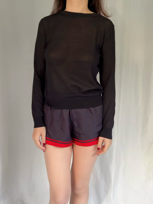 CL Lacerta Pullover Sweater - Black in S