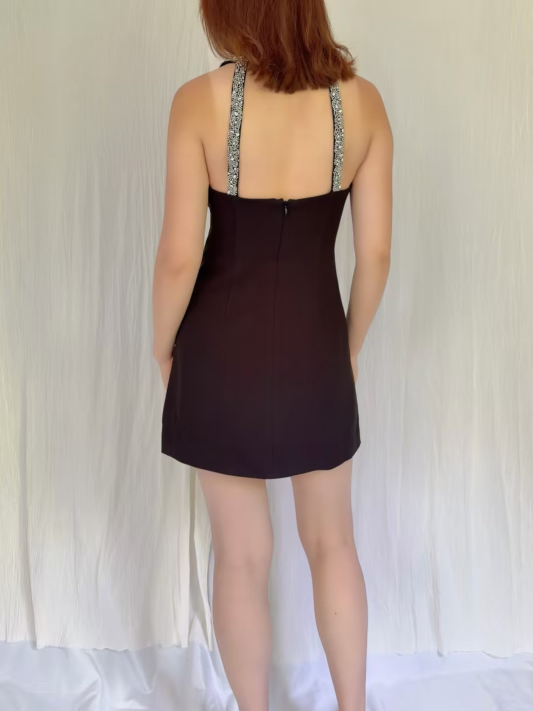 Robe mi-longue en dentelle Sohana en jaune jonquille