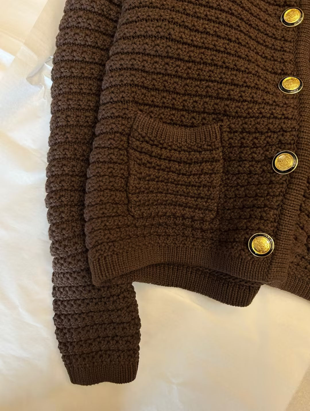 Gaspard Cardigan in Brown