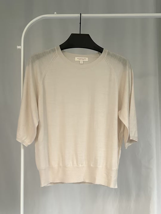 DL Solange Superfine Merino Top - Vanilla in S