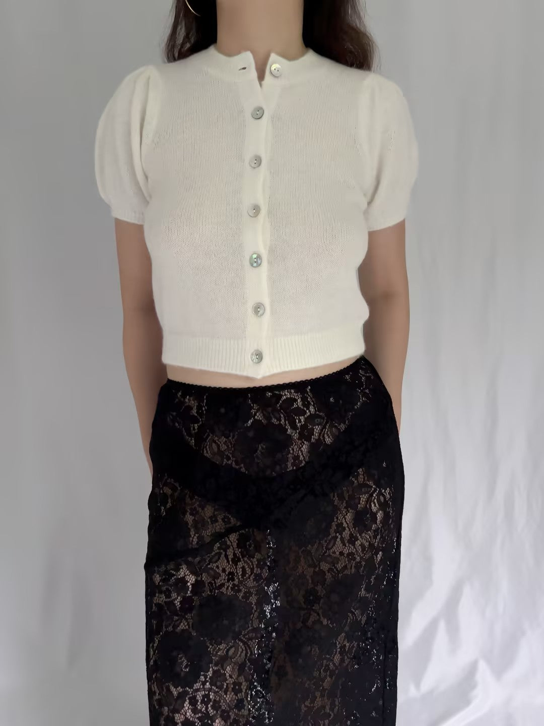 Anisa Cardigan - Ivory