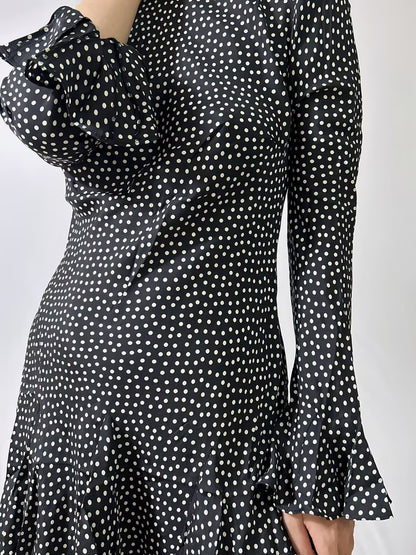 Narcisse Dress in Camille Dot