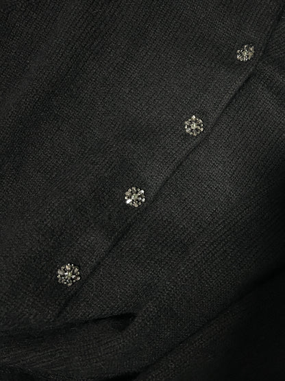 Petra Crystal Cardigan - Black
