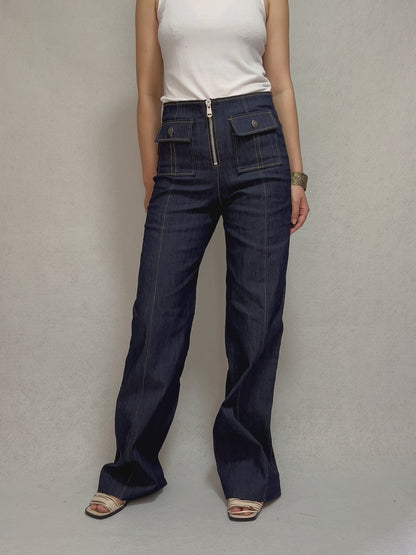 Long Azure Pants Denim [size 8 sample sale]